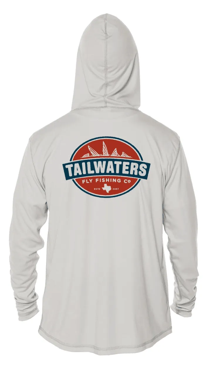 Tailwaters Fly Fishing Kids Classic Logo Sun Hoody