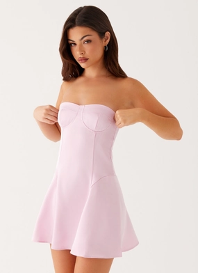 Soft Lines Tamika Mini Dress - Pink
