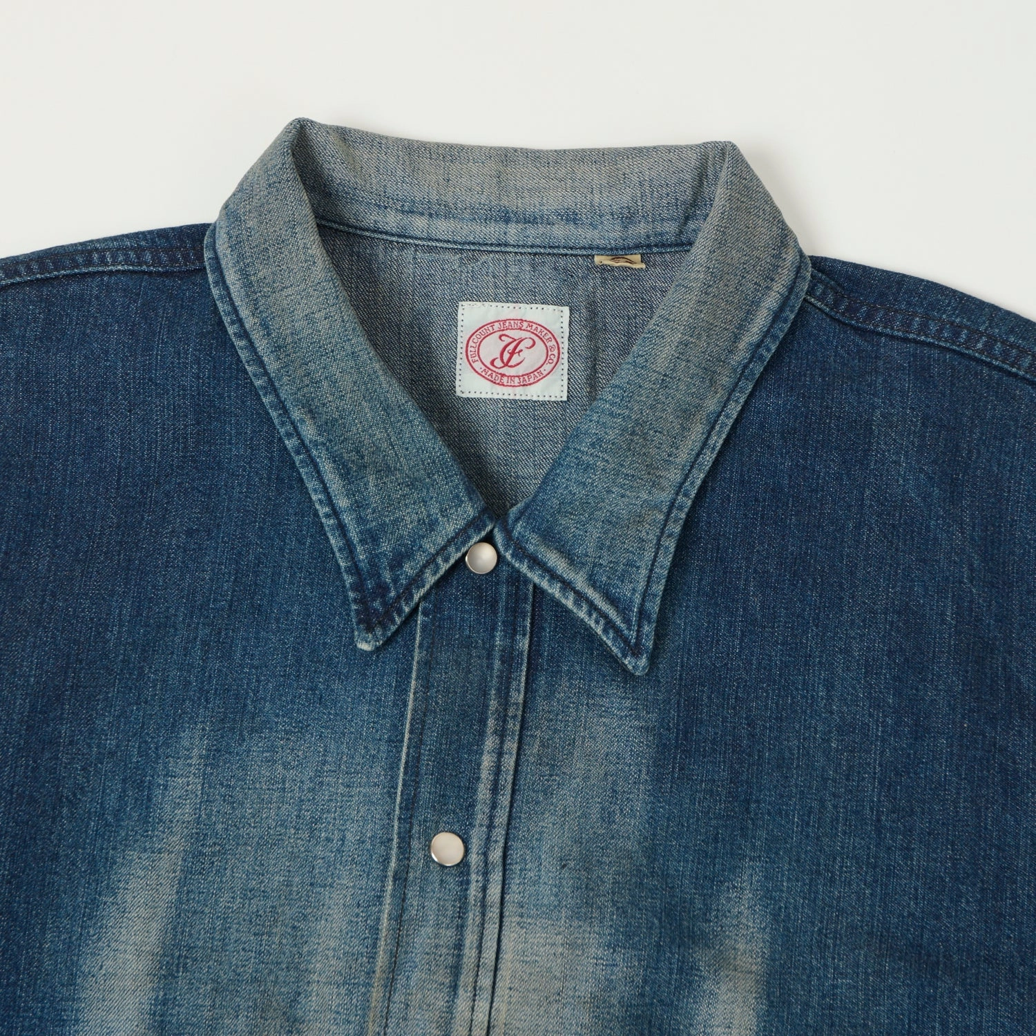 Low Maintenance Fabric Breezy Layer Option Full Count 2038 Hollywood Dude Denim Jacket - Heavy Wash