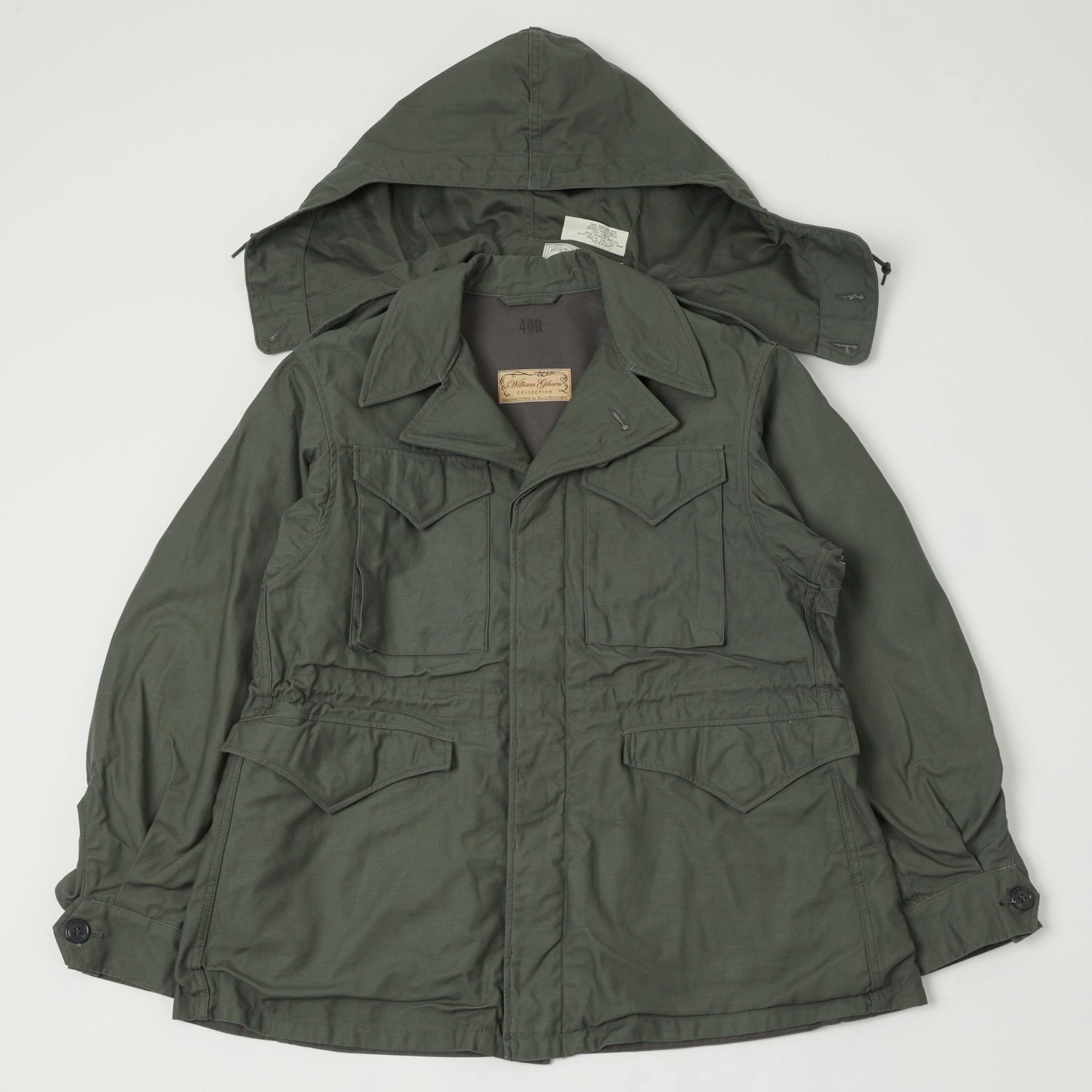 Buzz Rickson's x William Gibson U.S. Army M-1943 Field Jacket - Grey/Green Compression Storage