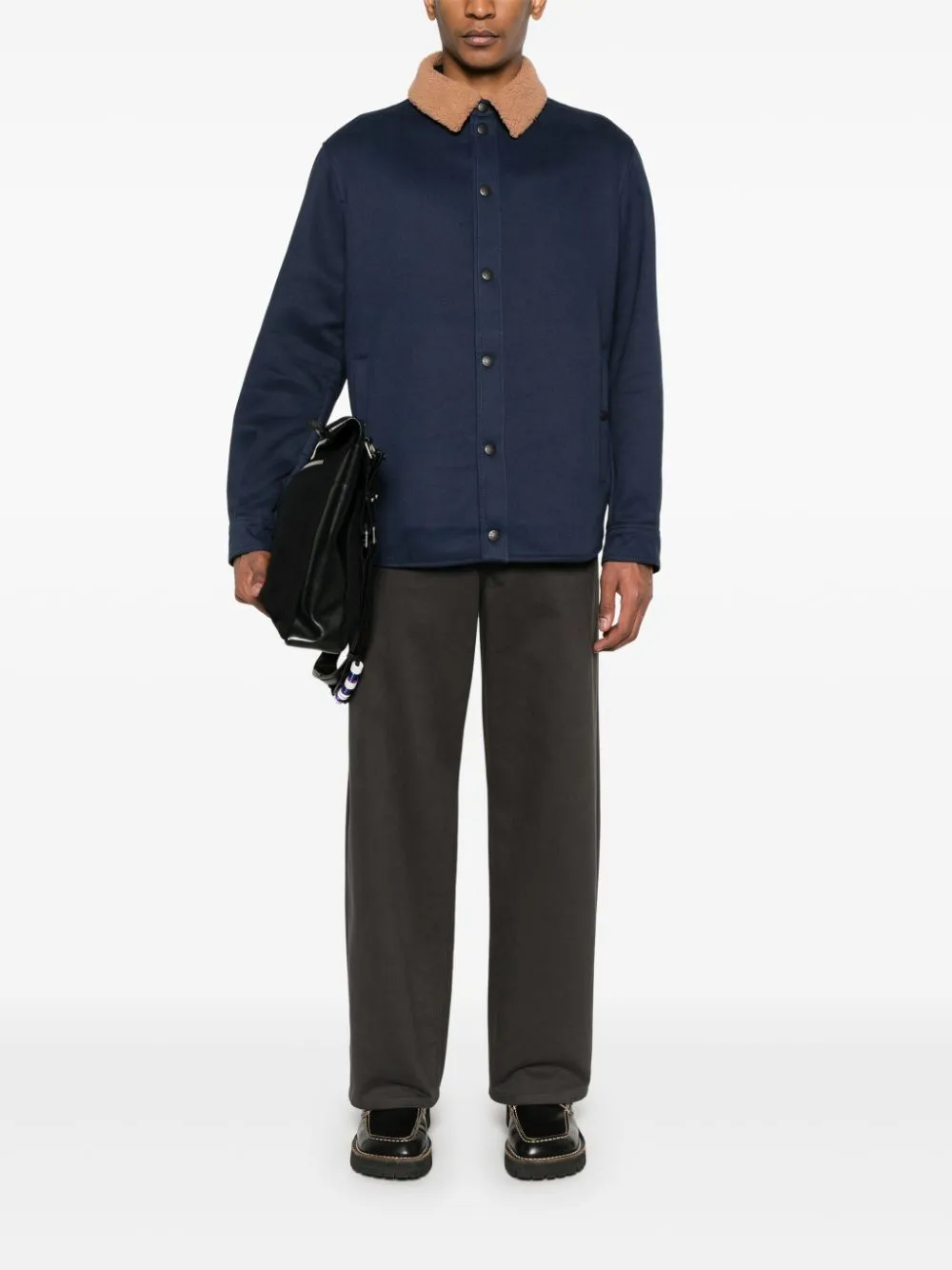 teddy-collar jacket