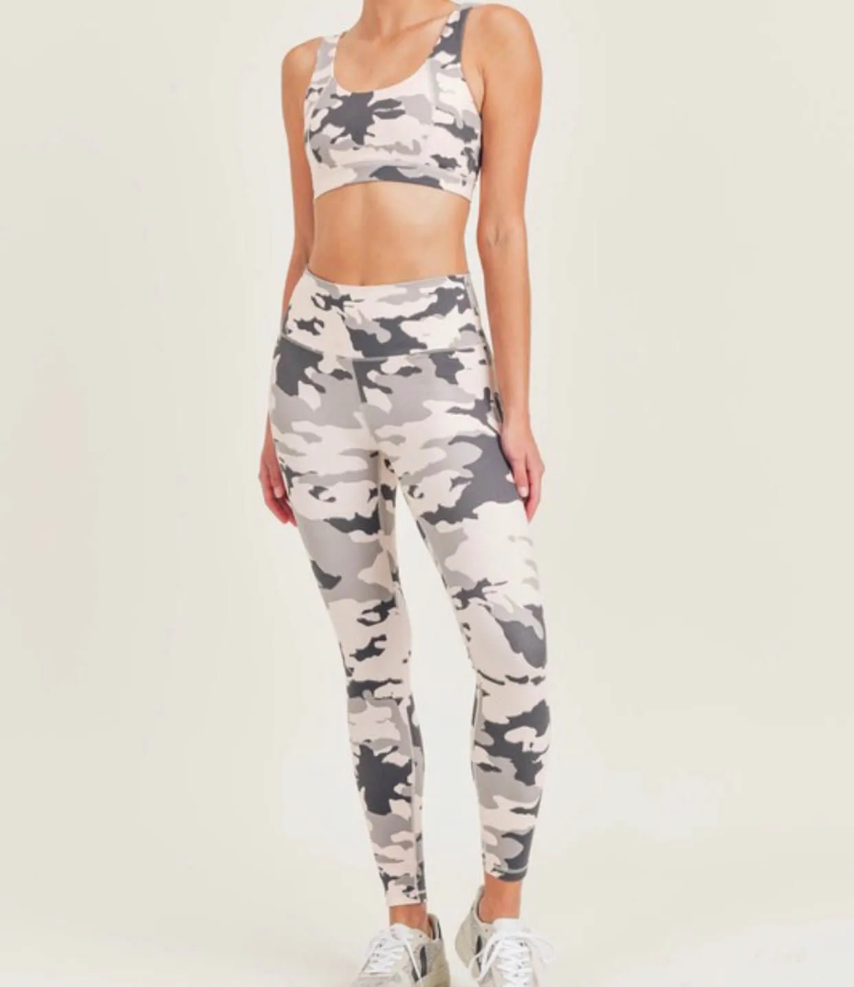 The Camo Yoga Bra: Pink Camo Sports Bra