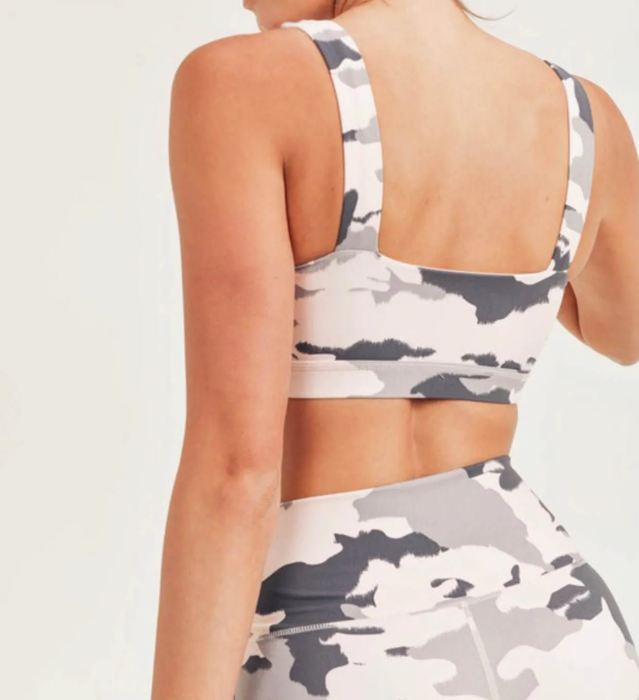 The Camo Yoga Bra: Pink Camo Sports Bra