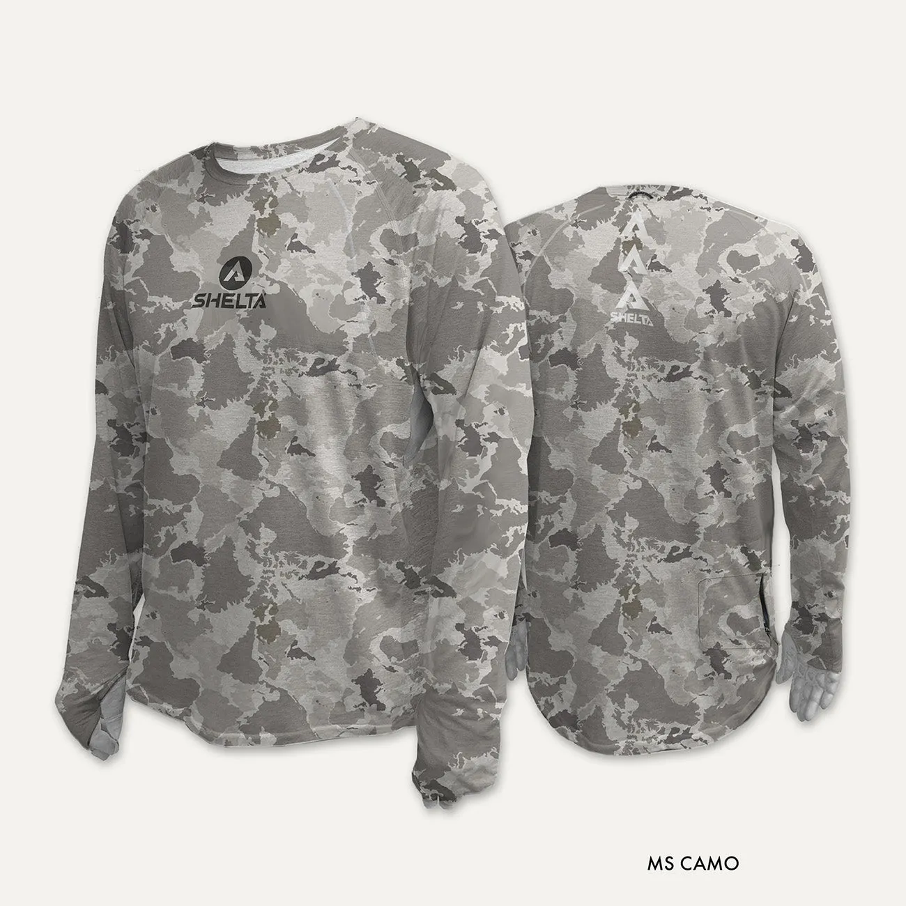 The Shelta Aquaterra L/S Print Crew
