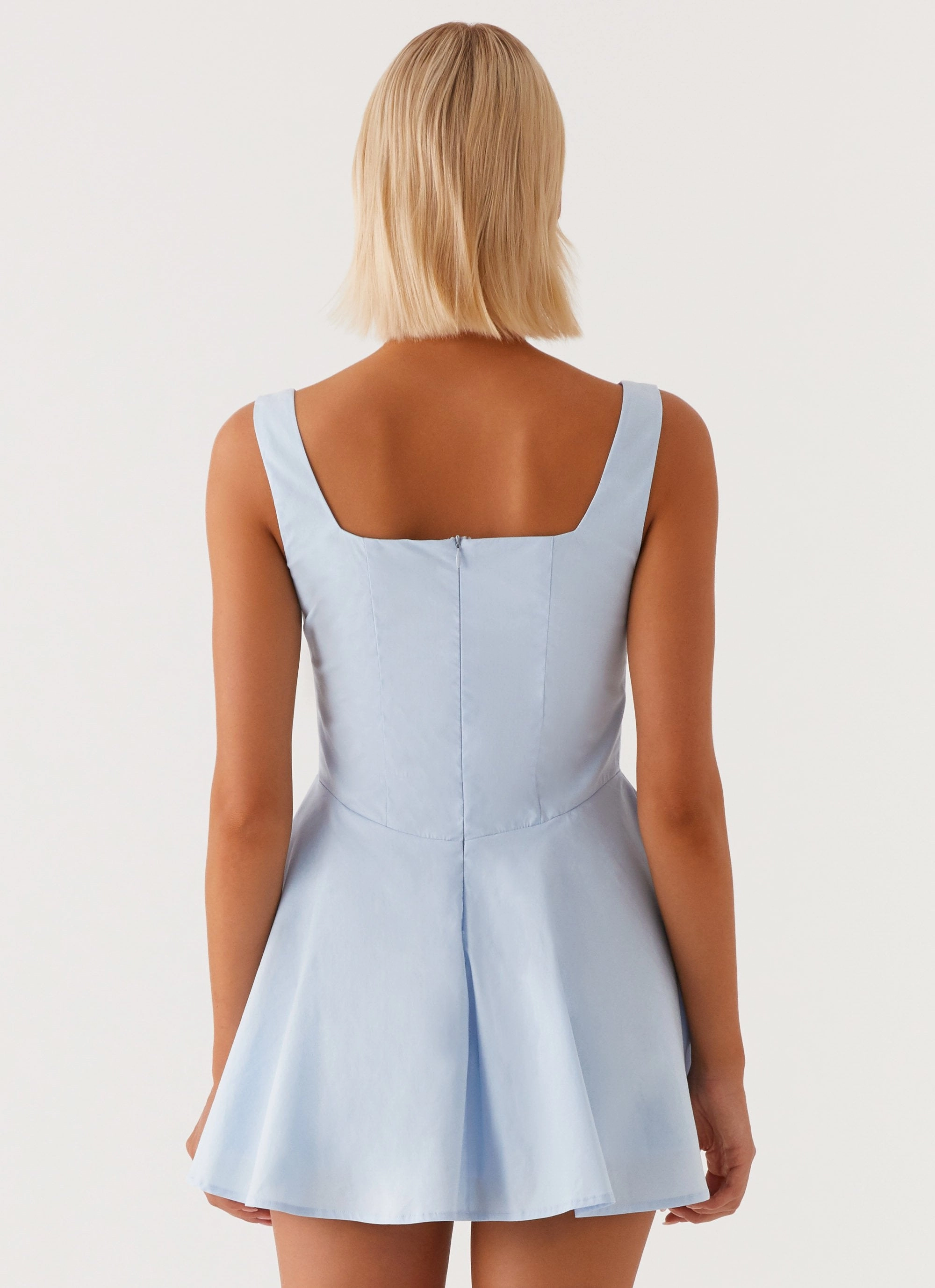 Timeless Edge The Isle Mini Dress - Blue