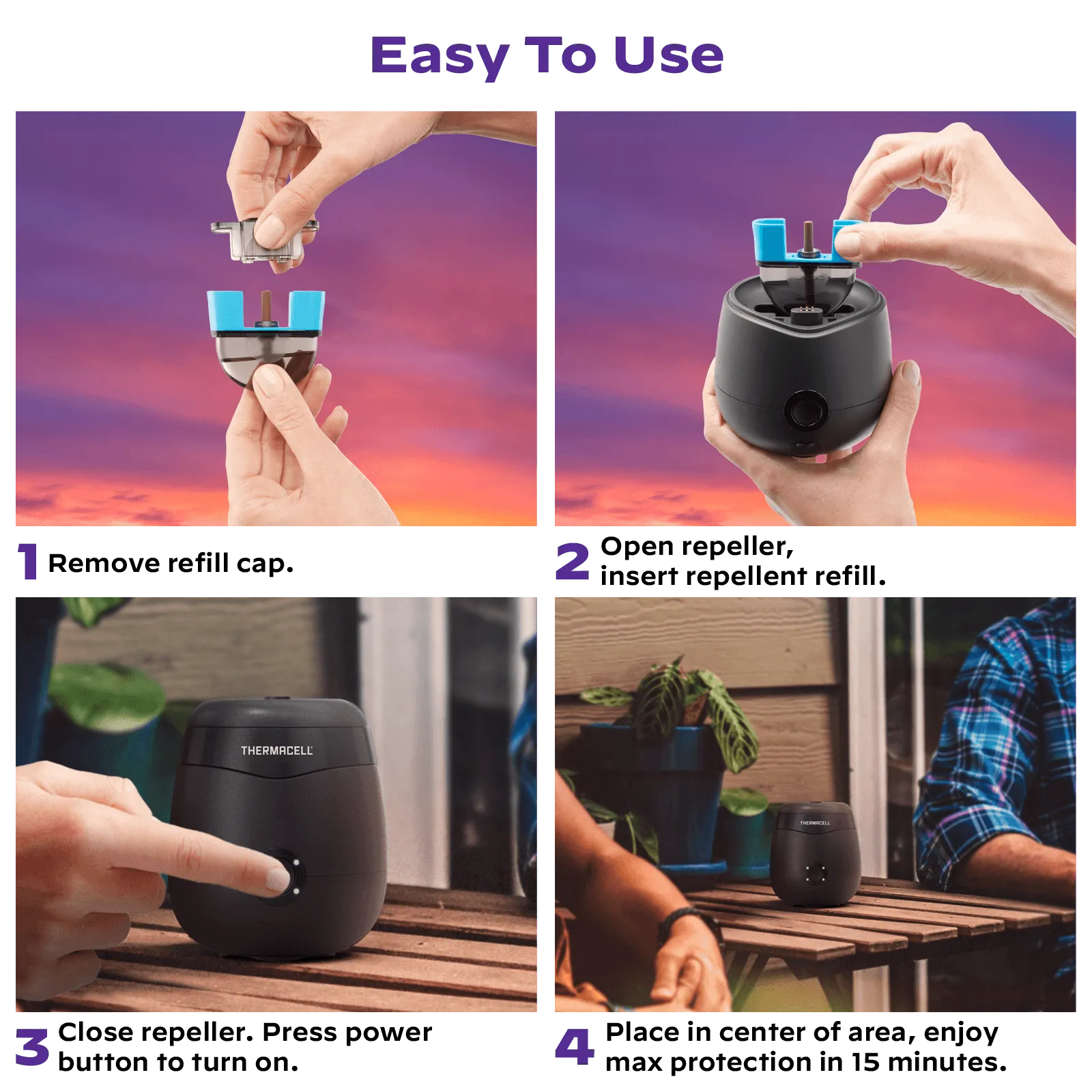 Thermacell E55 Rechargeable Mosquito Repellant