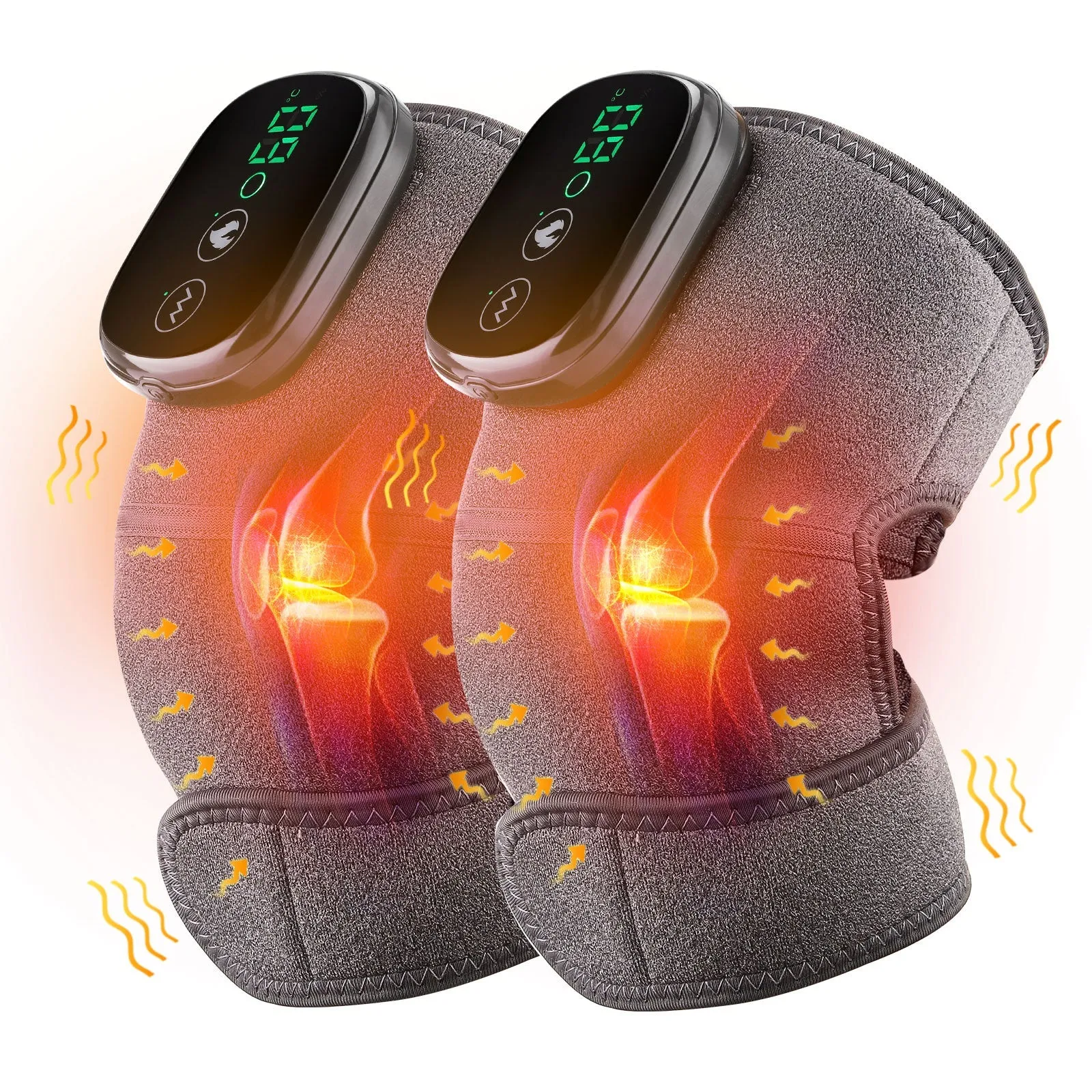 Thermal Joint Massager - 3-In-1 Heated Knee Elbow Shoulder Brace Wrap