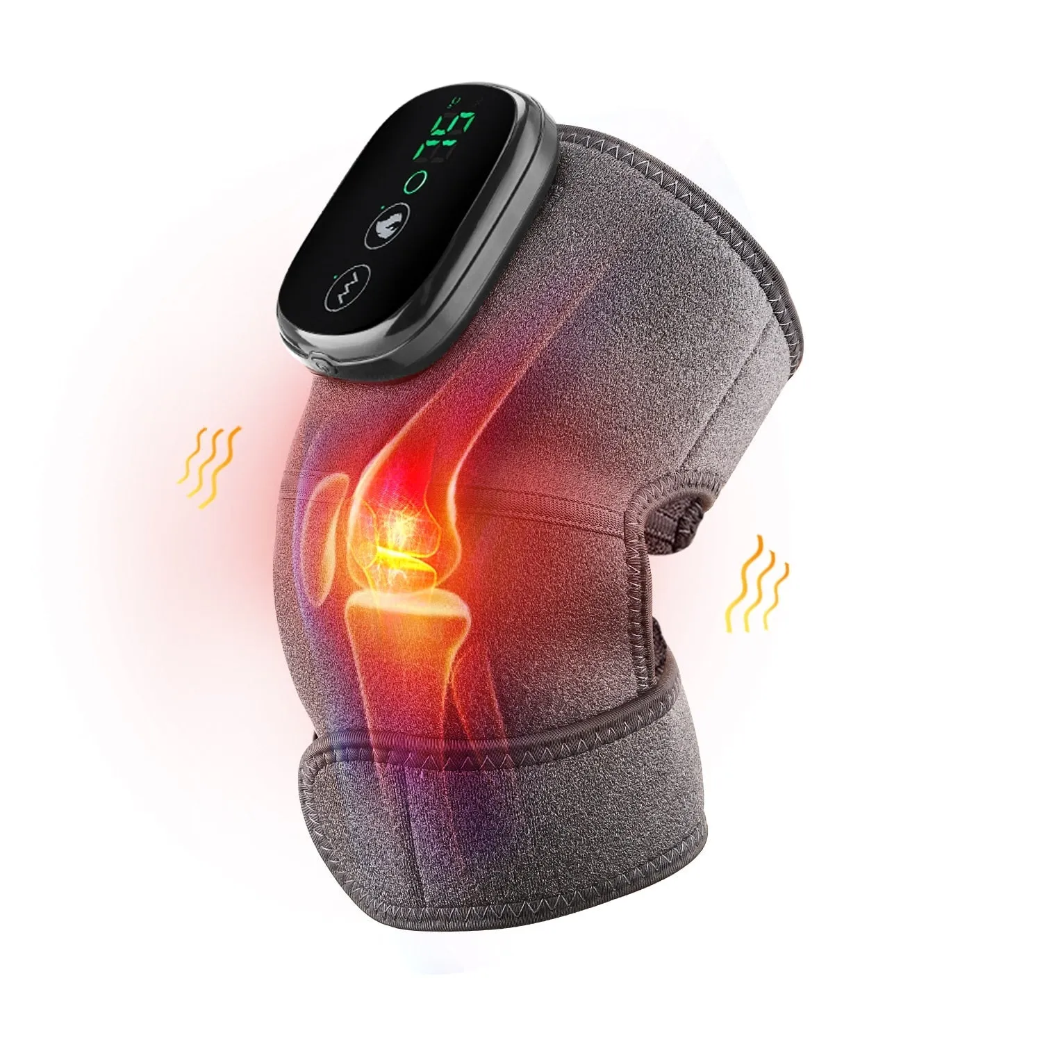 Thermal Joint Massager - 3-In-1 Heated Knee Elbow Shoulder Brace Wrap
