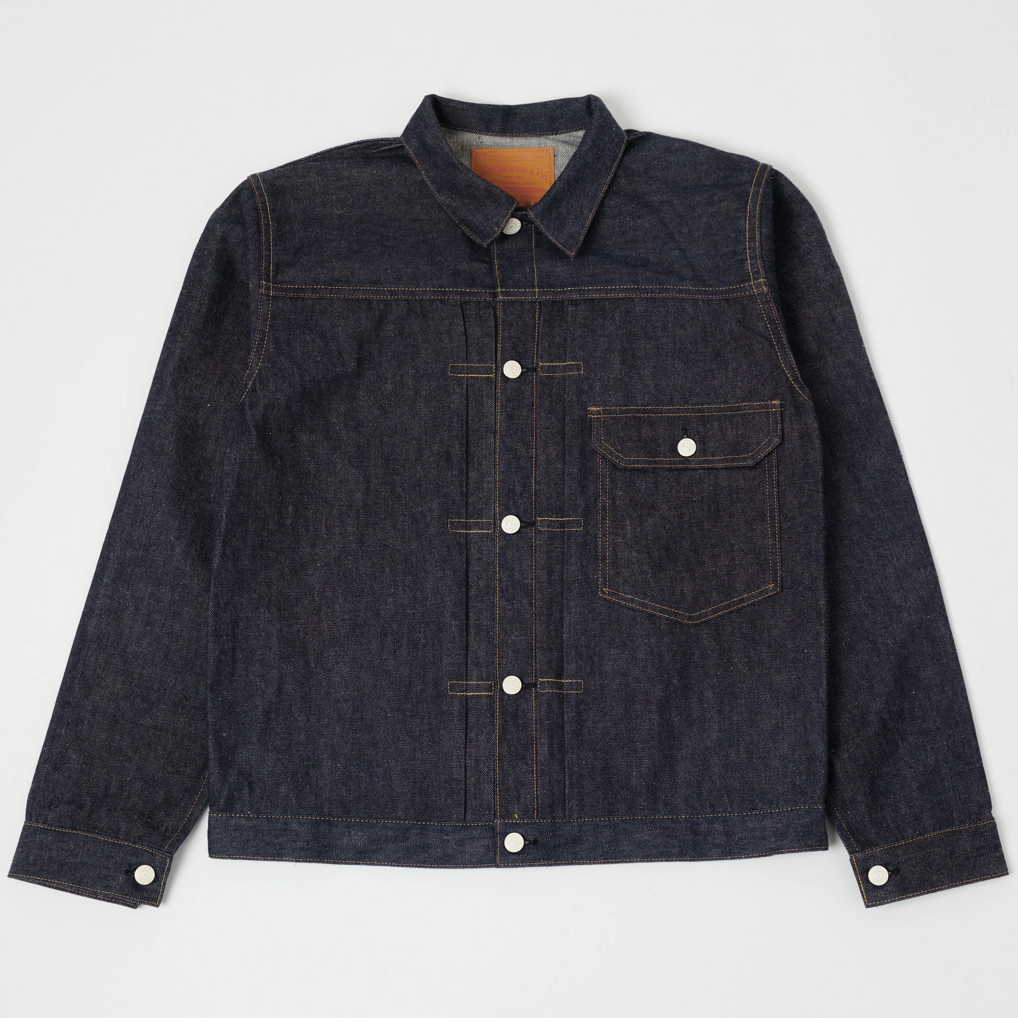 Warehouse & Co 2001XX Type-I Denim Jacket - Raw Soft Touch Texture