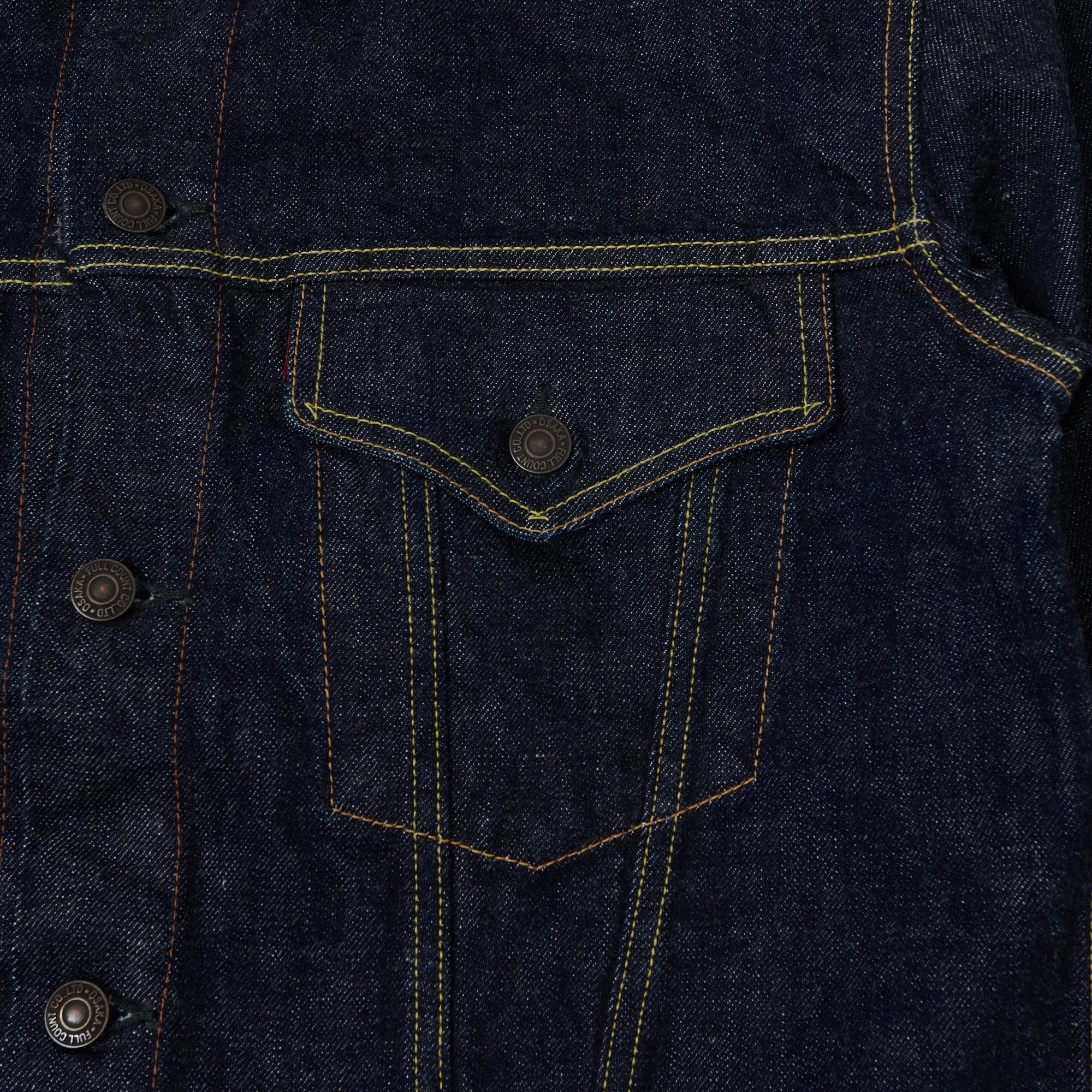 SlipResistantFastenings Chill Day Layer Full Count 2101 13.75oz Type III Denim Jacket - One Wash