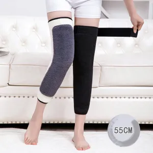 Thicken Prevent Arthritis Knee Warmers Thermal Plush Leg Knee Pad