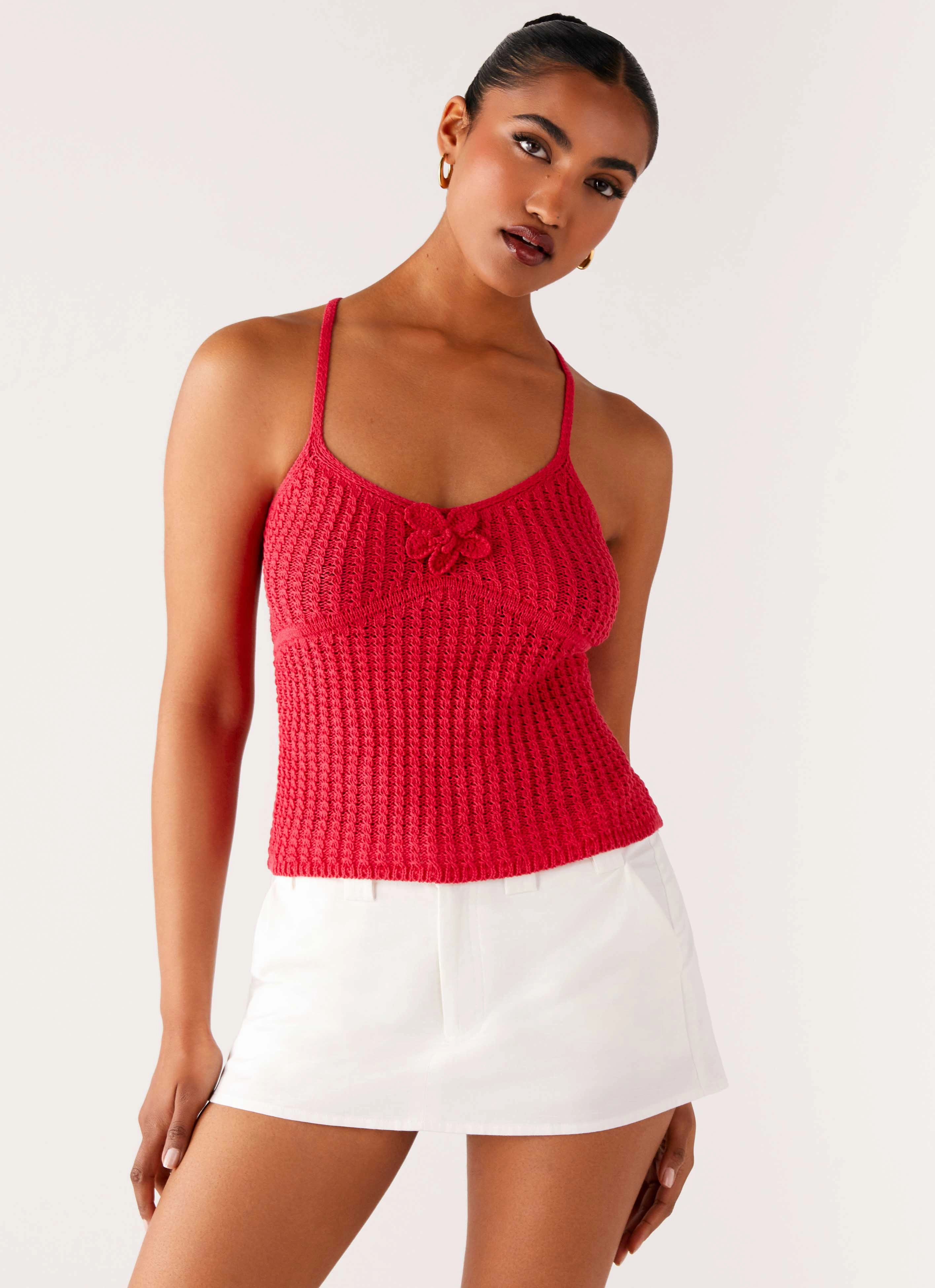 Tiare Crochet Top - Fuchsia ZonalVentilation