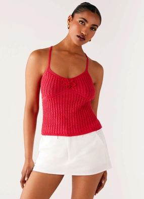 Tiare Crochet Top - Fuchsia ZonalVentilation