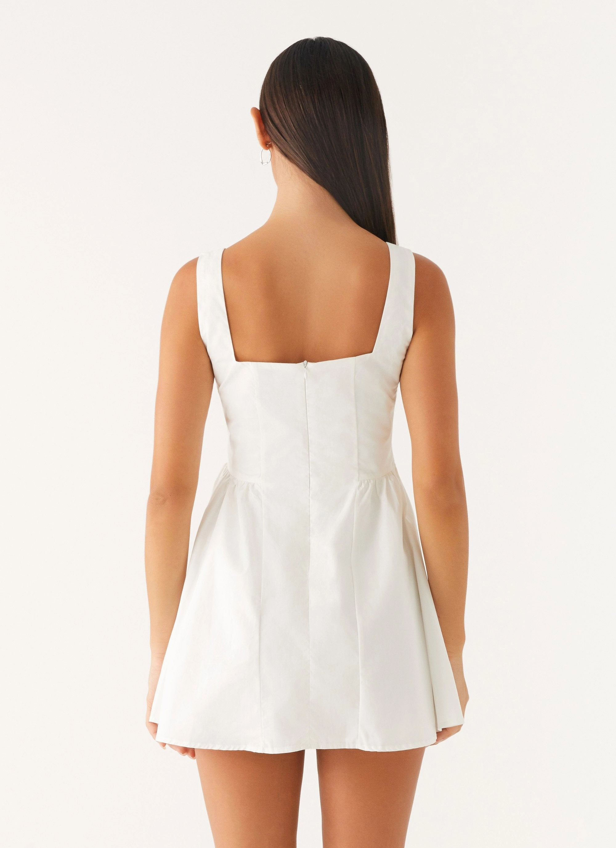 Unconditional Mini Dress - White City Flow