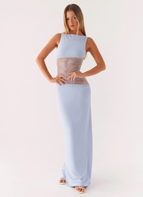 Lucinda Maxi Dress - Blue Air Beauty