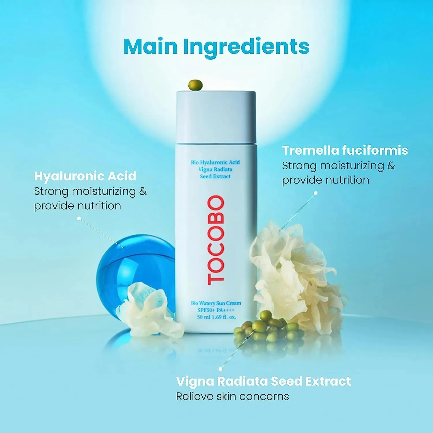 TOCOBO Bio Watery Sun Cream SPF50 PA    