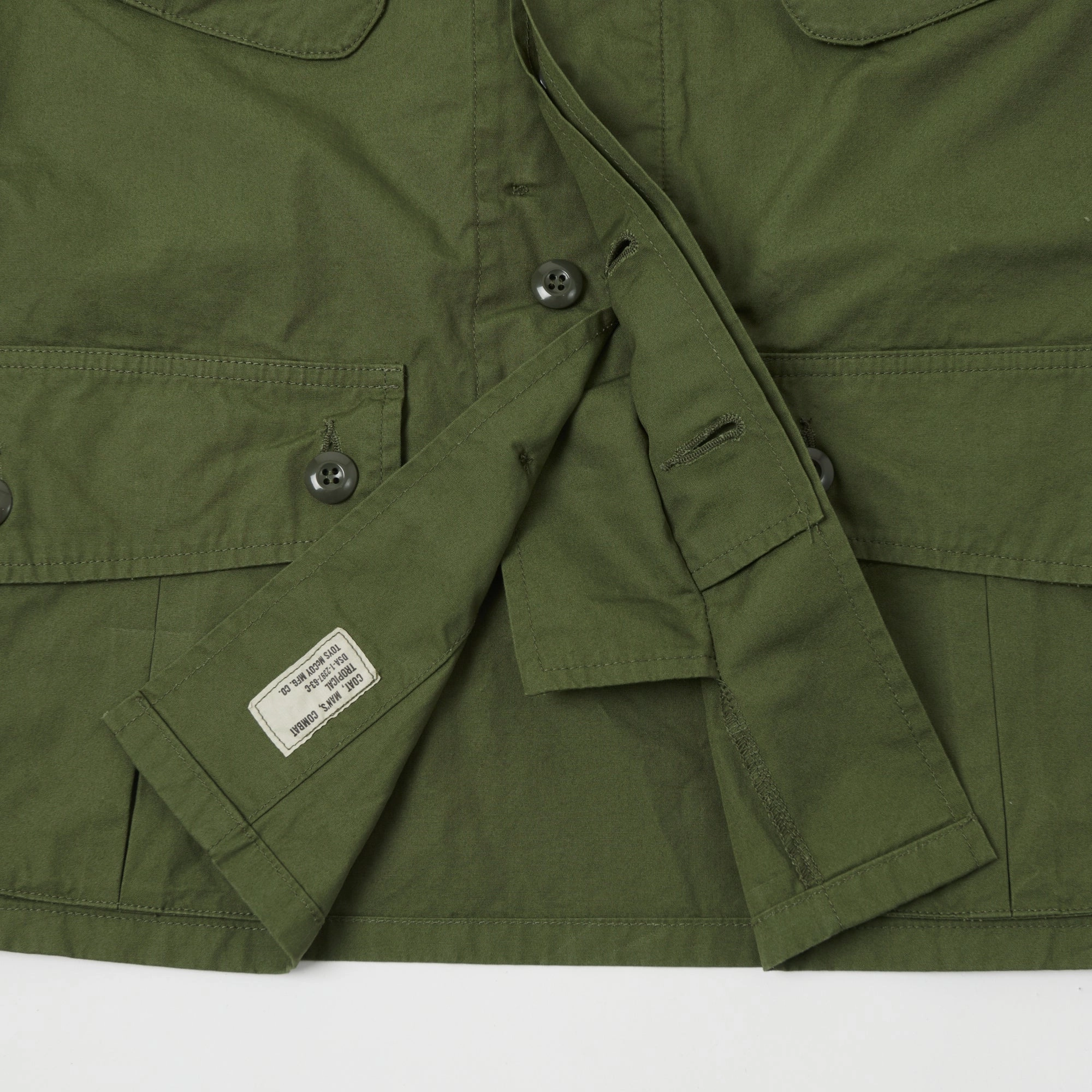 TOYS McCOY Jungle Fatigue Tropical Jacket - Olive PerimeterStructuralBoning Modular Design