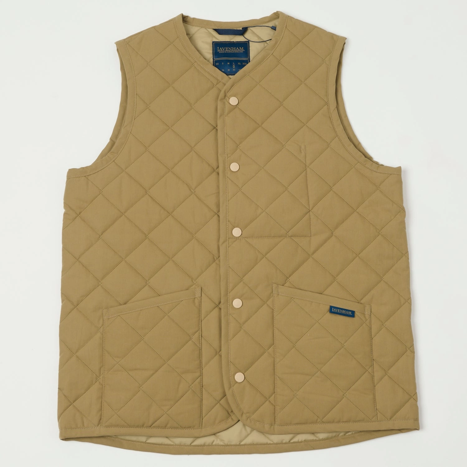 Lavenham Thornham Gilet - Dark Tan Clean Fit Design