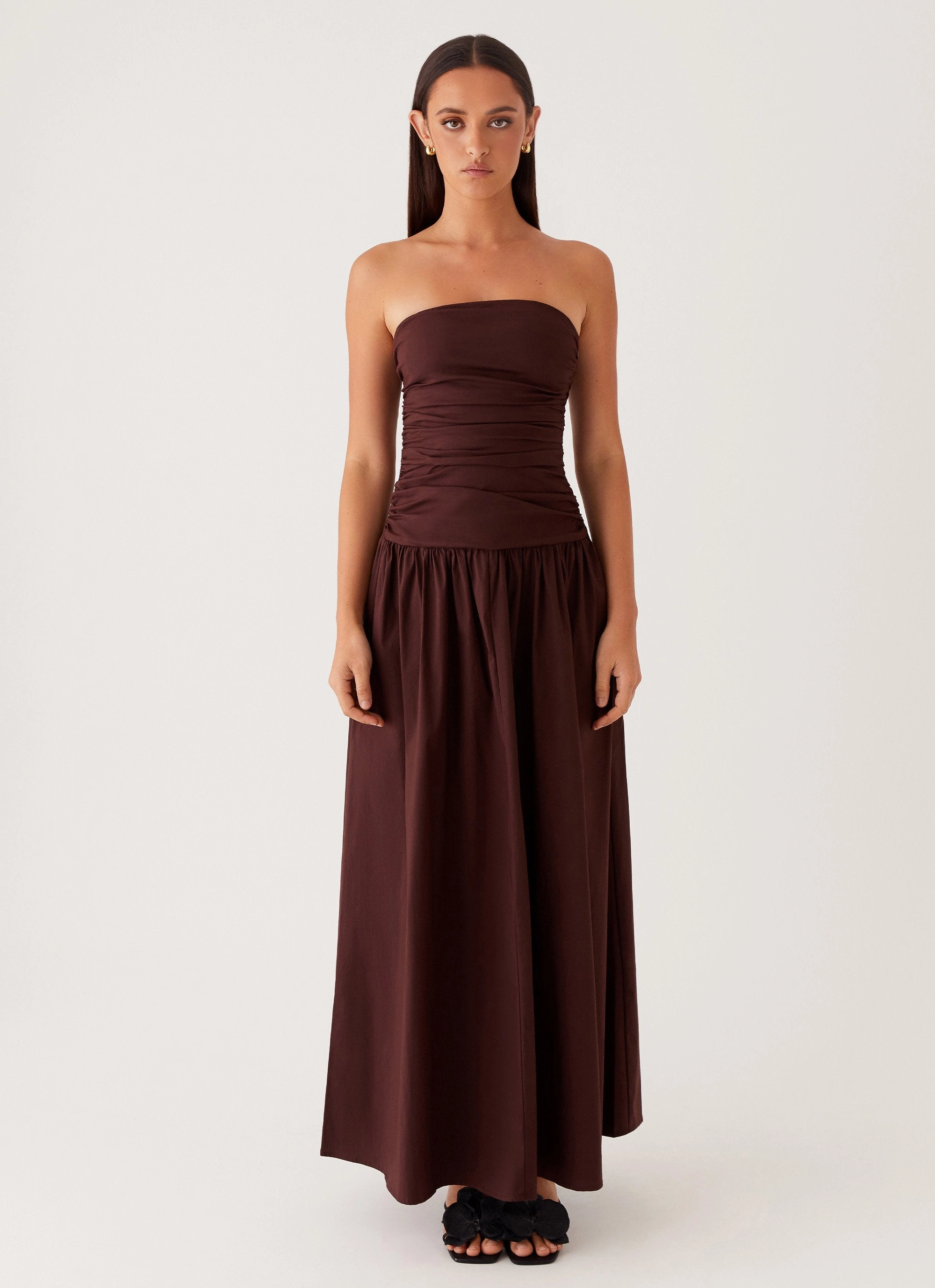 Carmel Maxi Dress - Brown All Time Fit Soft Motion