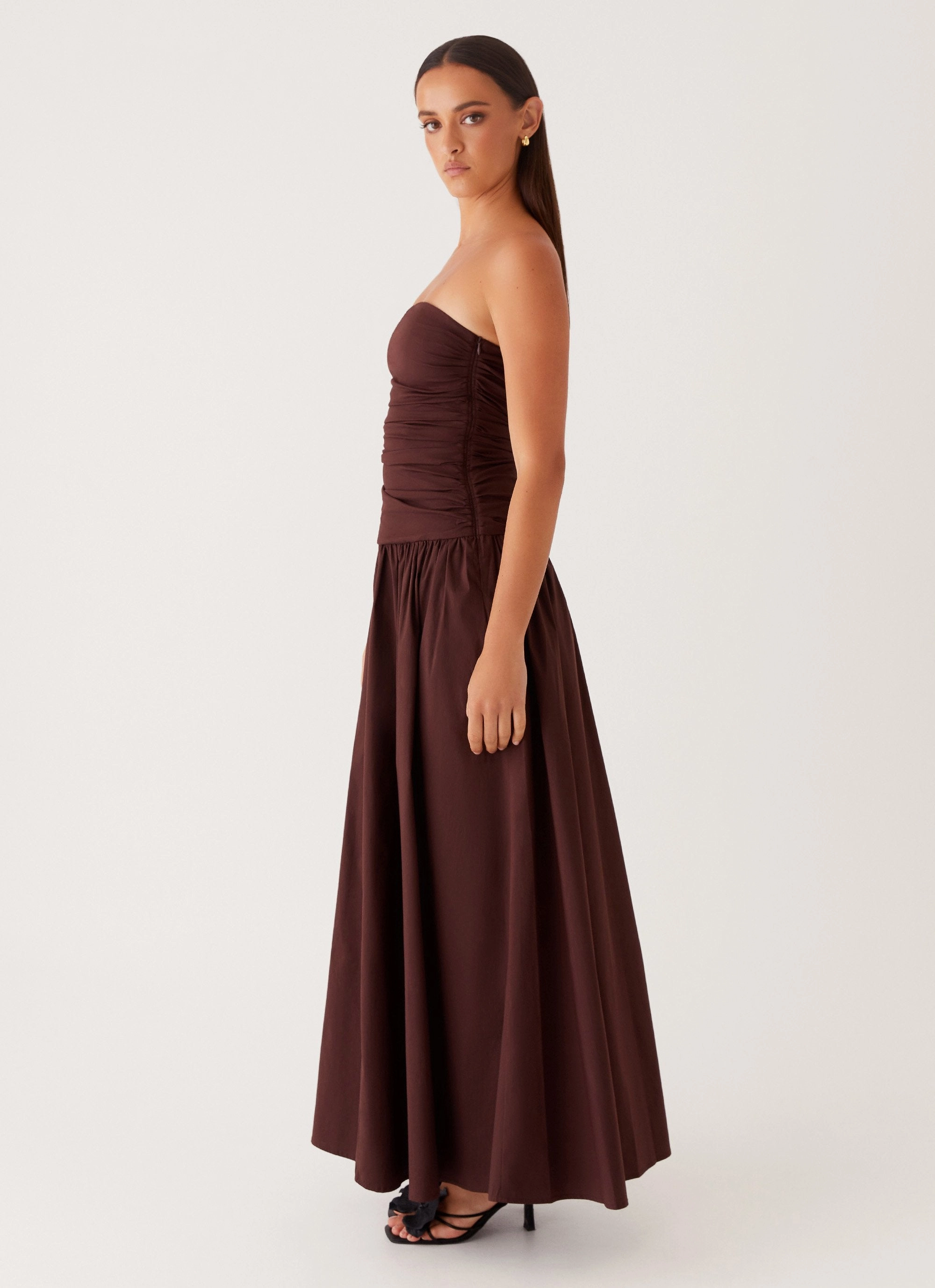 Smart Wear Carmel Maxi Dress - Brown