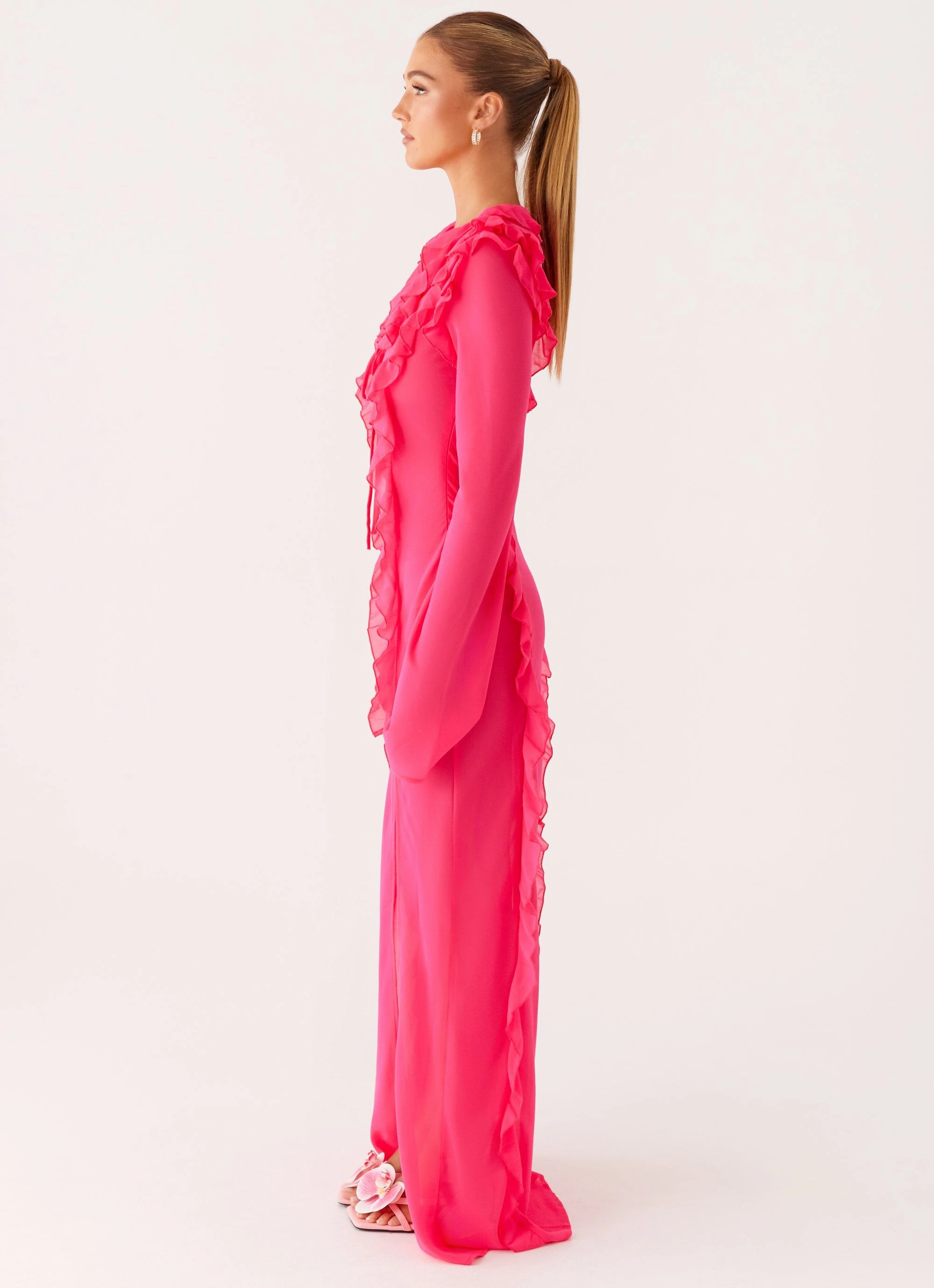 Basic Fashion Charlize Maxi Dress - Pink