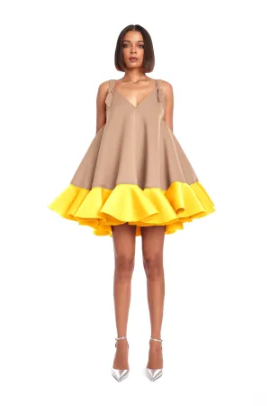 Playful-Detail Flattering Fit for All Ava Dress Caf??