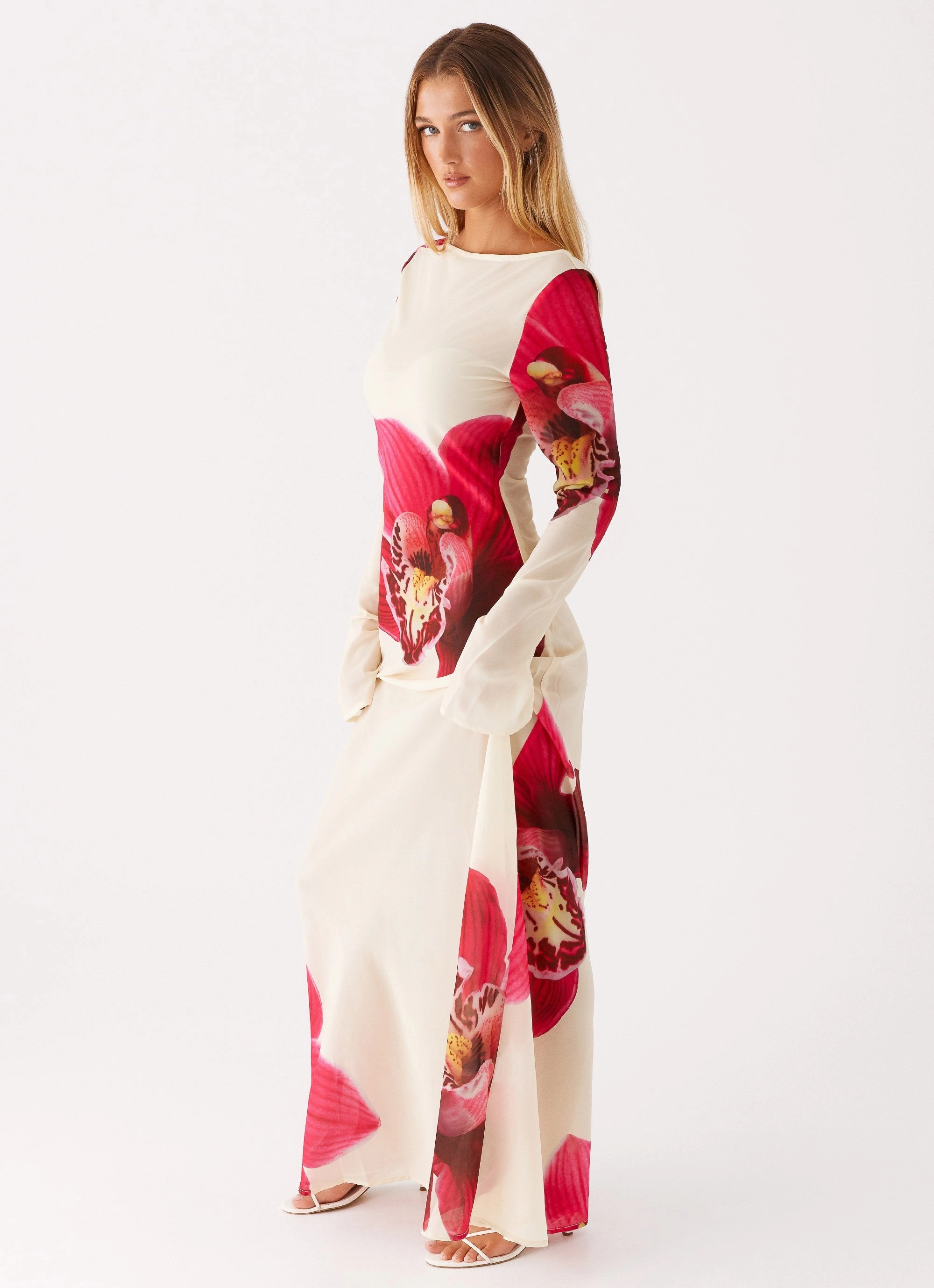 Lorde Maxi Dress - Orchid Yellow Everyday Look