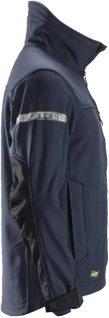 U12009504005 AllroundWork Softshell Jacket (Navy/Black) - Medium