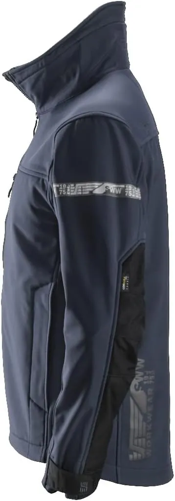 U12009504005 AllroundWork Softshell Jacket (Navy/Black) - Medium