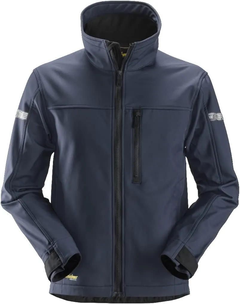 U12009504005 AllroundWork Softshell Jacket (Navy/Black) - Medium