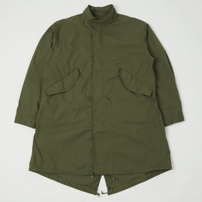 Buzz Rickson's U.S. Army M-65 Cold Weather Parka - Olive Drab HighNeckDesign