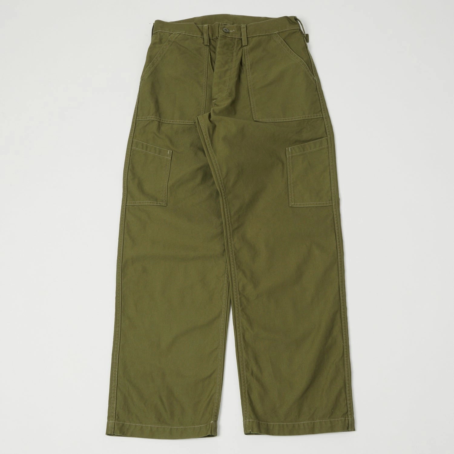 ElasticCuffs Wool blend TOYS McCOY USAF Utility Trouser - Olive