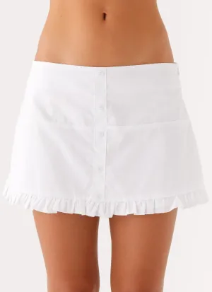 Bristol Mini Skirt - White Neutrals Only