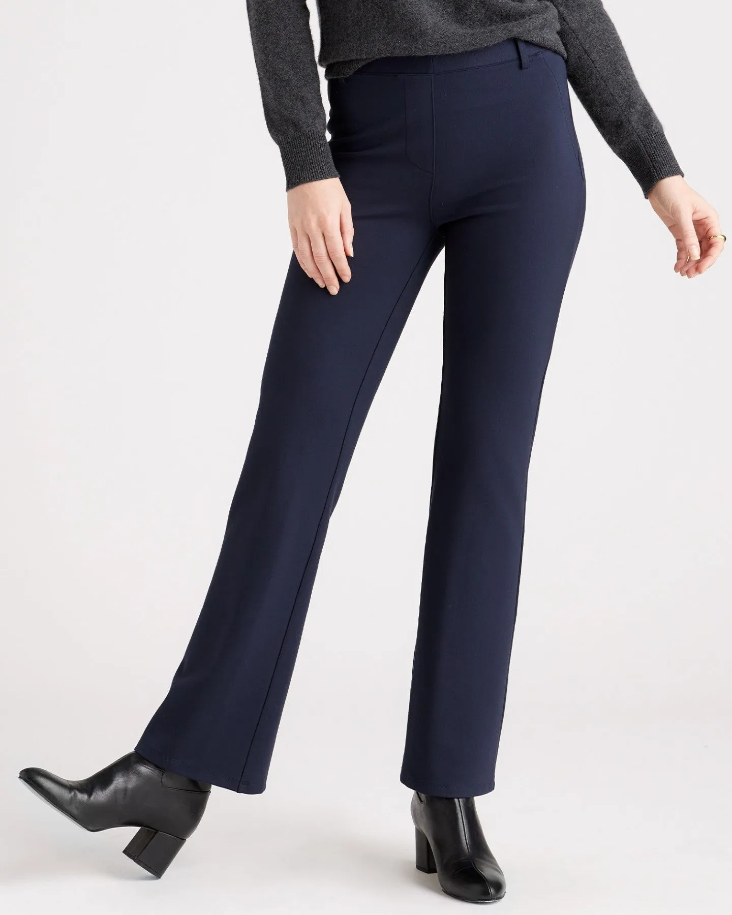 Ultra-Stretch Ponte Bootcut Pants