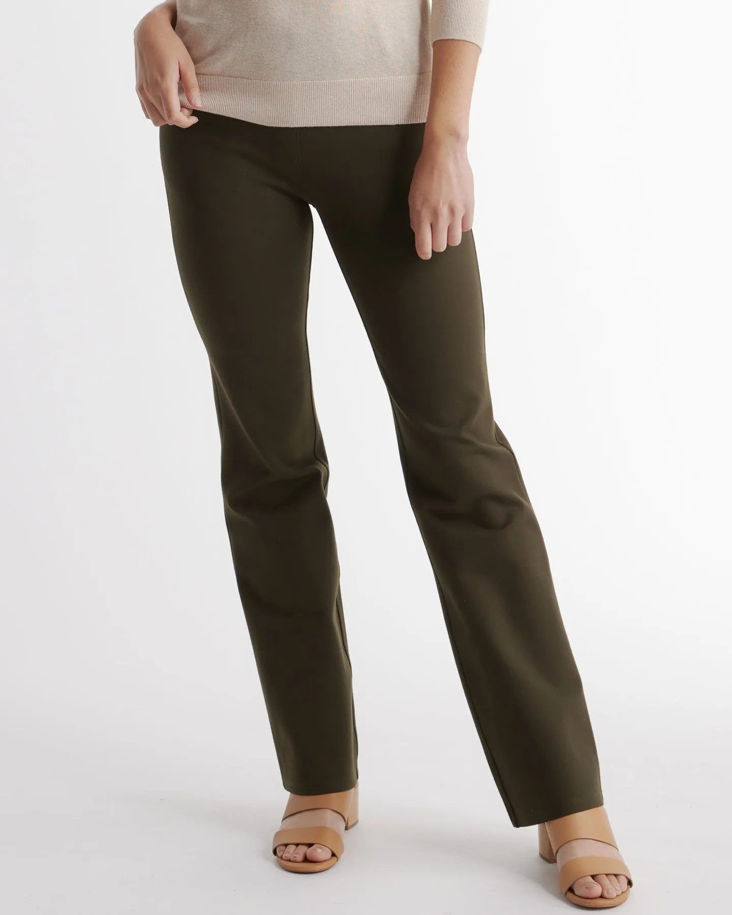 Ultra-Stretch Ponte Bootcut Pants