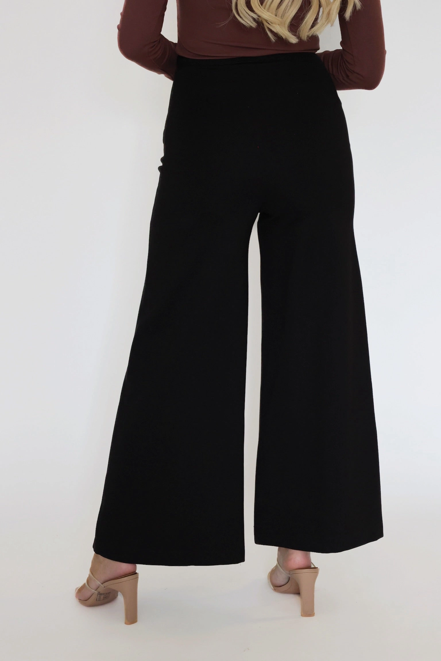 Conditional Pants- Black Button Down Collar Style Lightweight Design