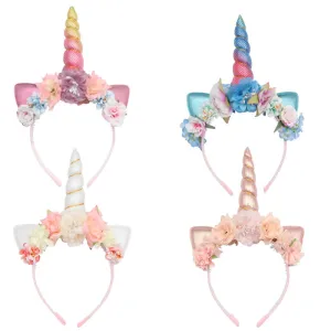 Unicorn Floral Headband