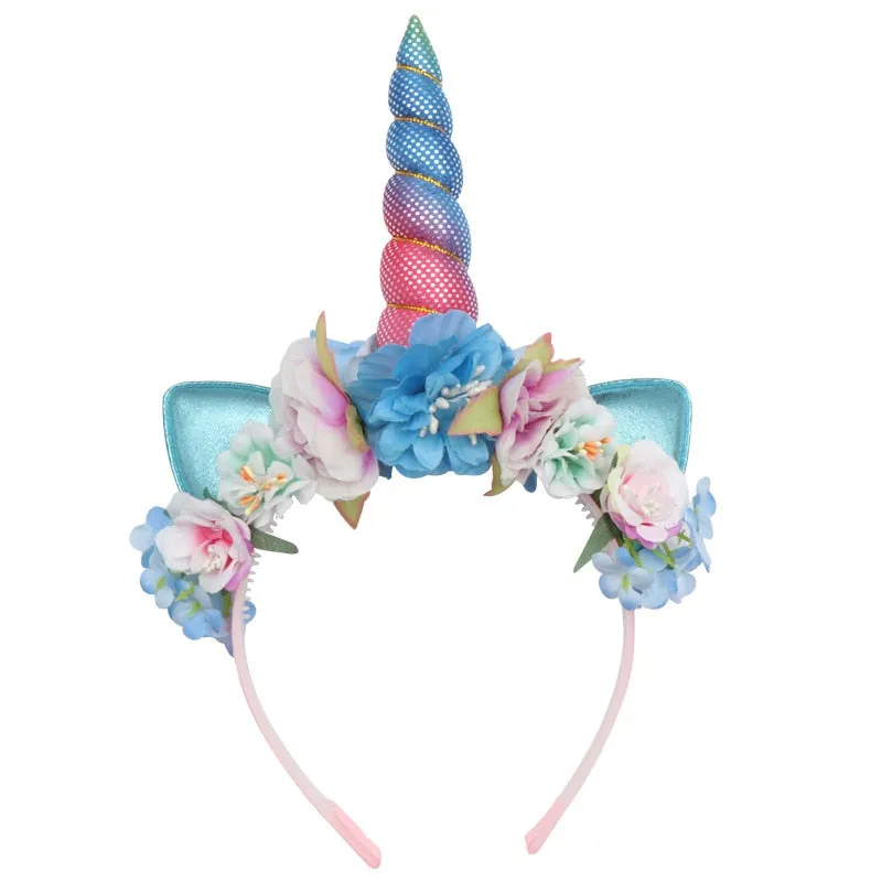 Unicorn Floral Headband