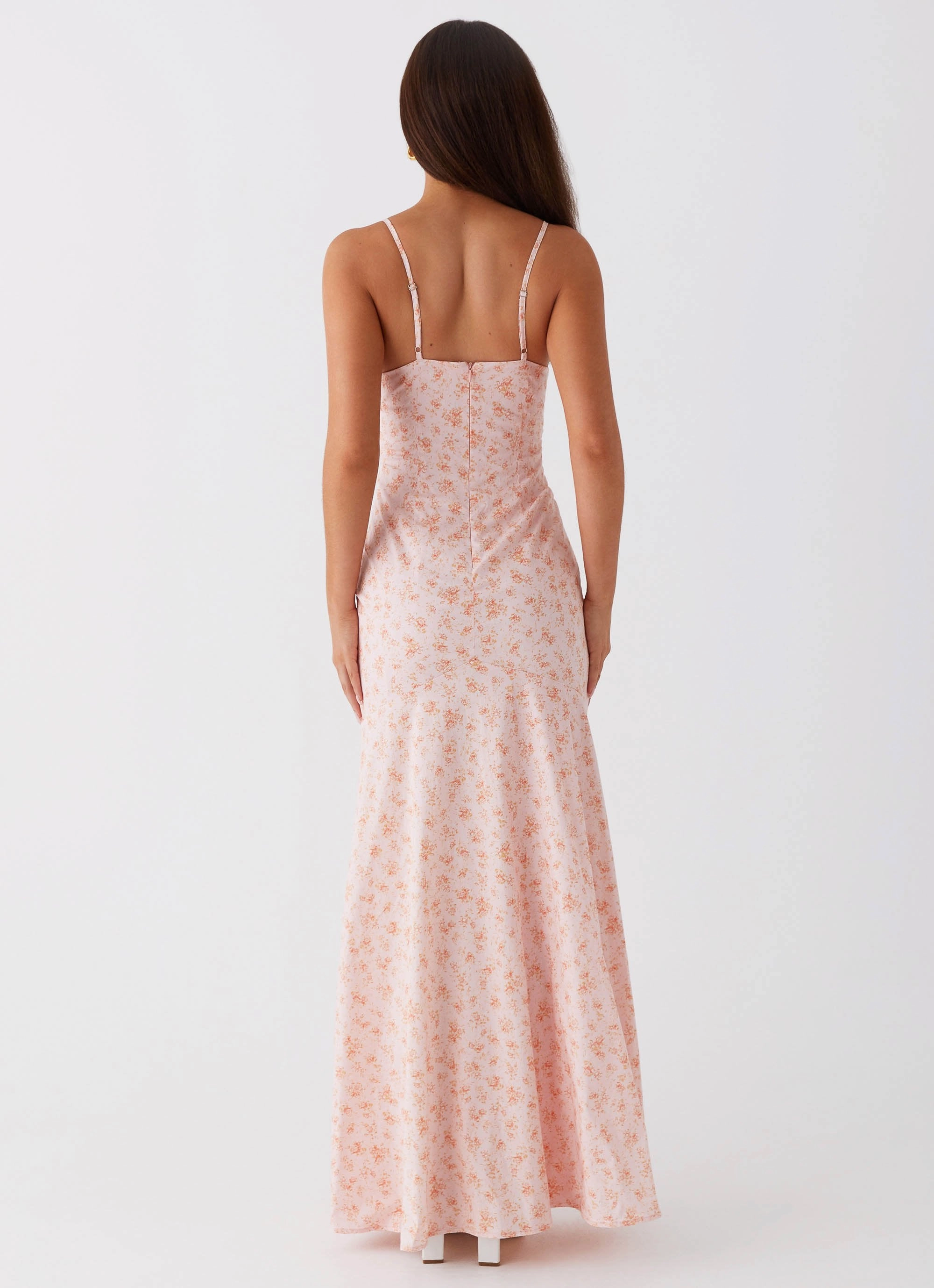 Sharp Motion Britney Maxi Dress - Pink Ditsy Floral