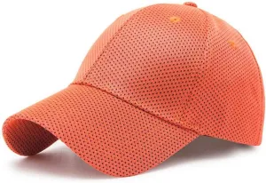 Unisex Breathable Quick Dry Mesh Baseball Cap Sun Sports Hat