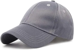 Unisex Breathable Quick Dry Mesh Baseball Cap Sun Sports Hat