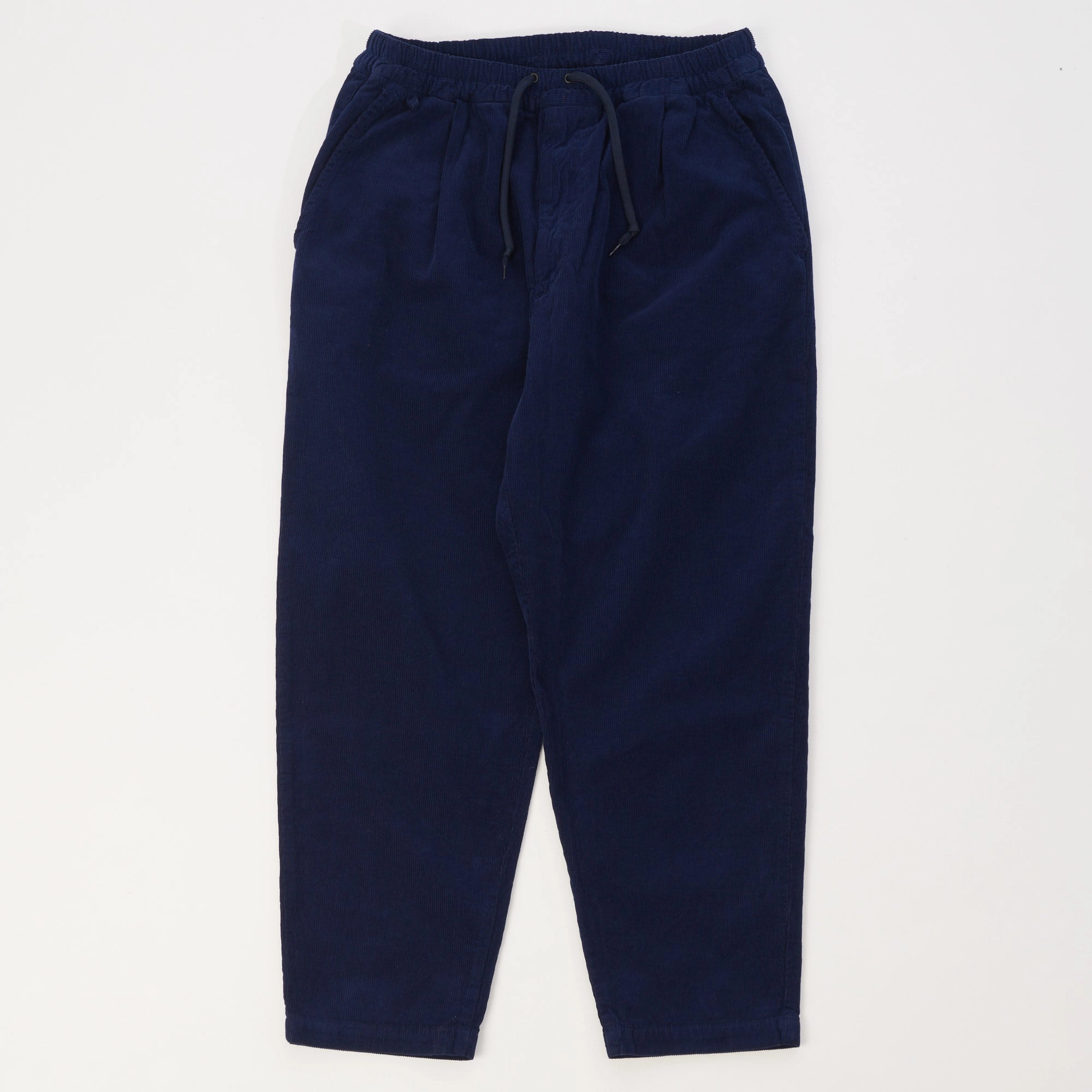 MoistureWickingLining Casual Comfort Layers Spellbound Corduroy Wide Tapered Trouser - Navy