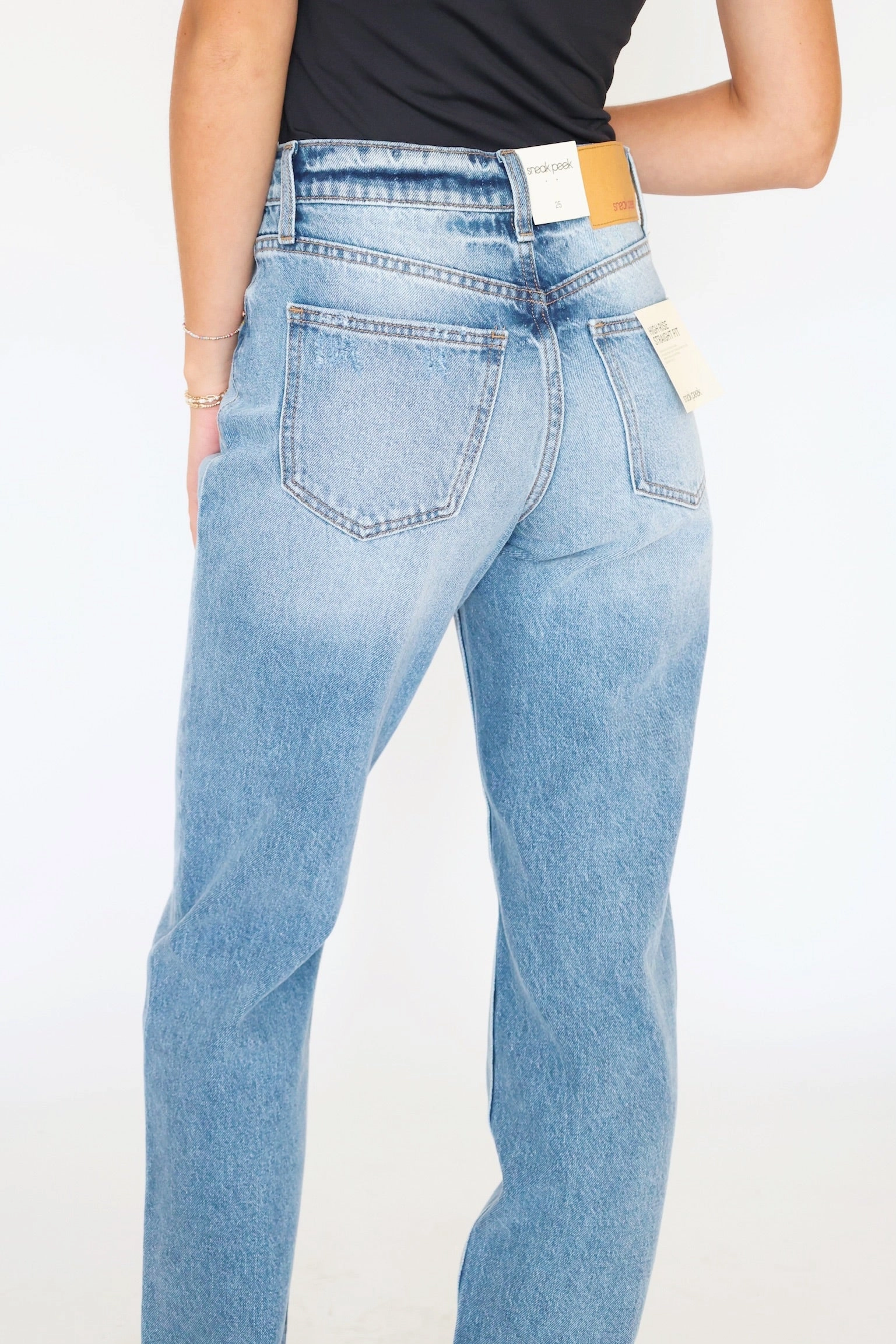 ReinforcedStitching Ultra Soft Handfeel Jill High Rise Jeans