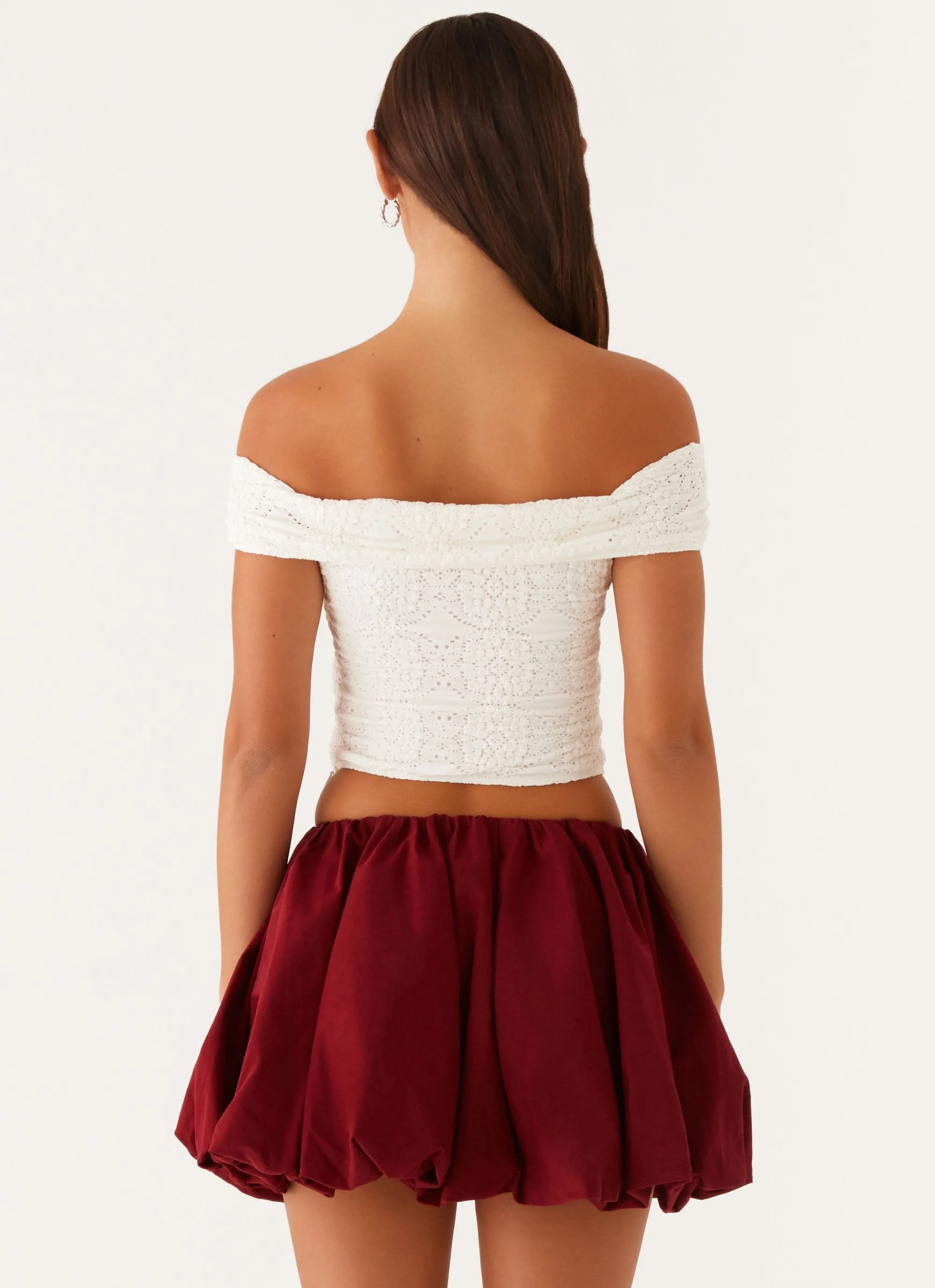 Meryll Twist Top - White UVProtectionCoating