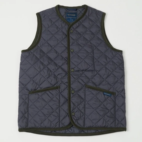 UV Protection Finish CompactPacking Lavenham Thornham Quilted Gilet - Suffolk Navy/Suffolk Navy