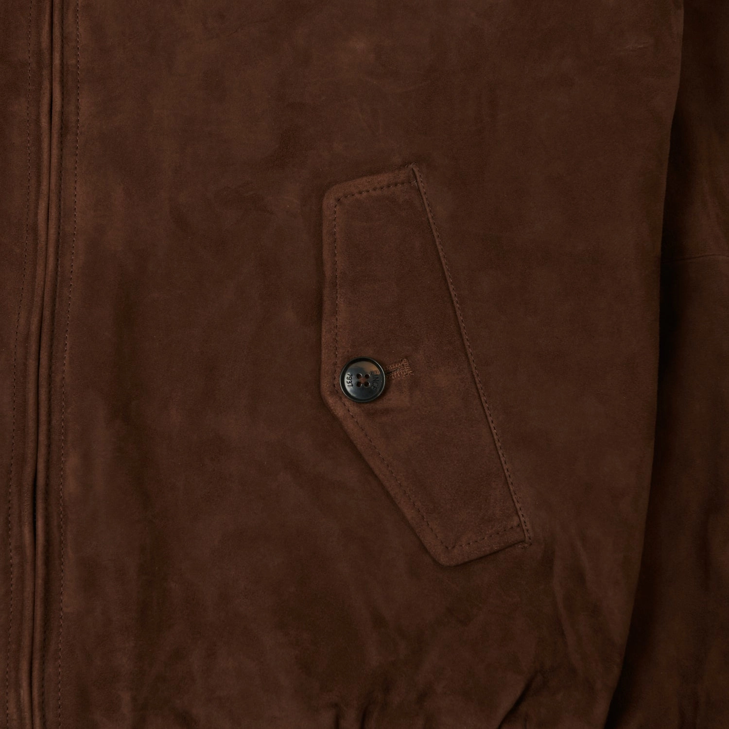Weather Fit Baracuta G9 Suede Harrington Jacket - Chocolate