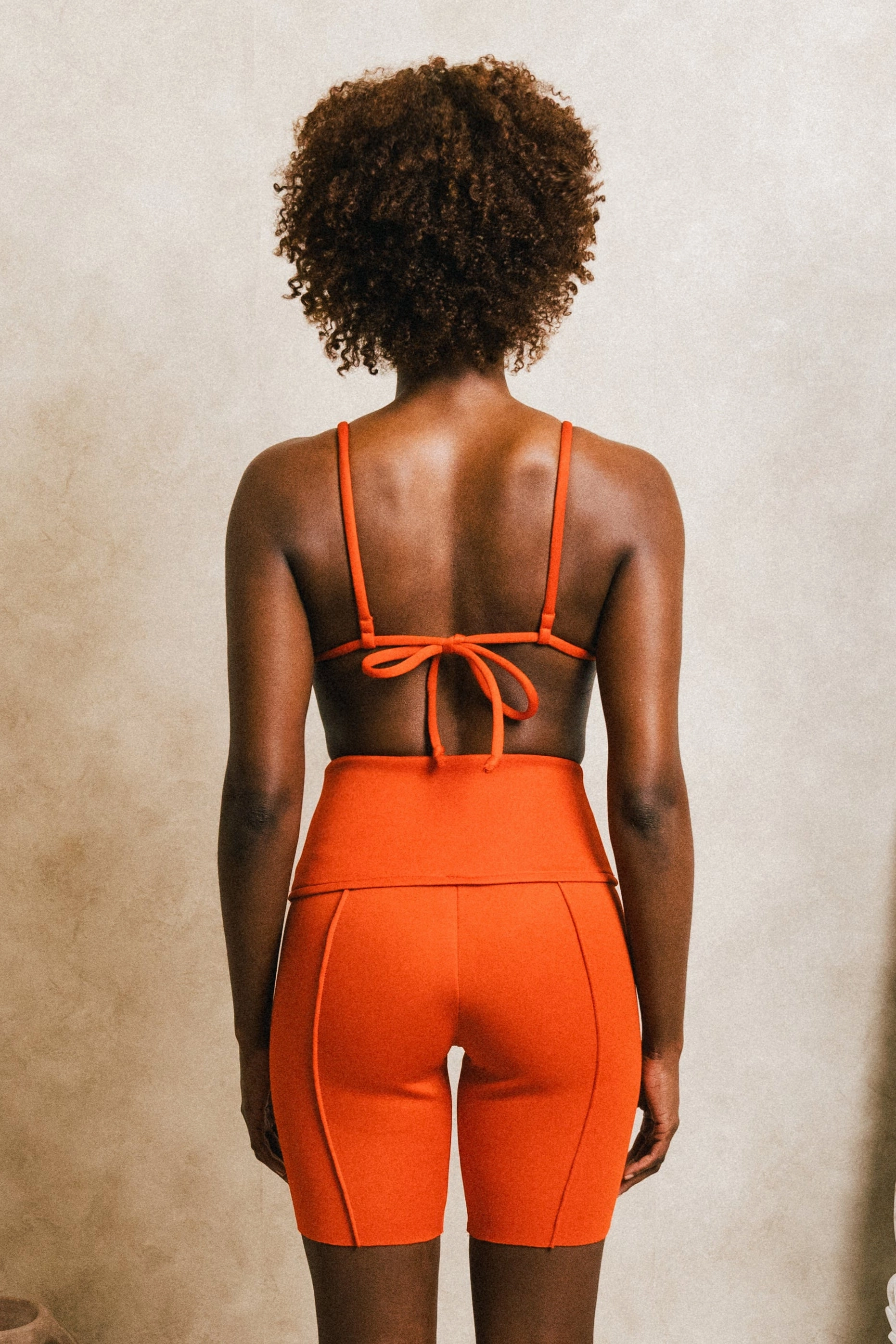 High Stretch Fit Neutral Shade Boni Scuba Short Swim Set