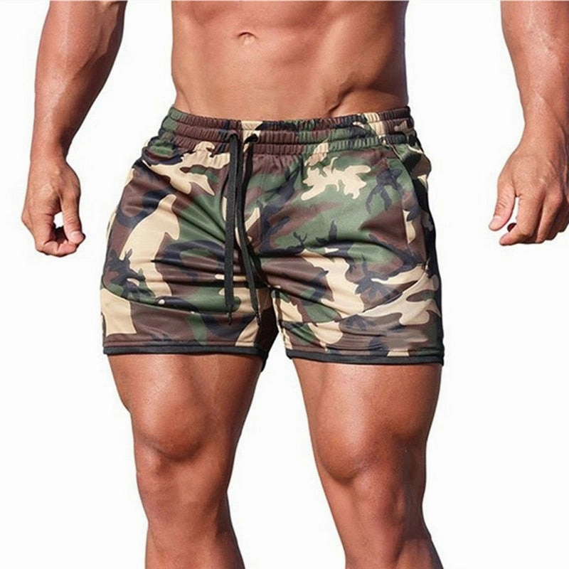 West Louis? Summer Fitness Workout Shorts with Breathable Mesh Sport Layer clean look