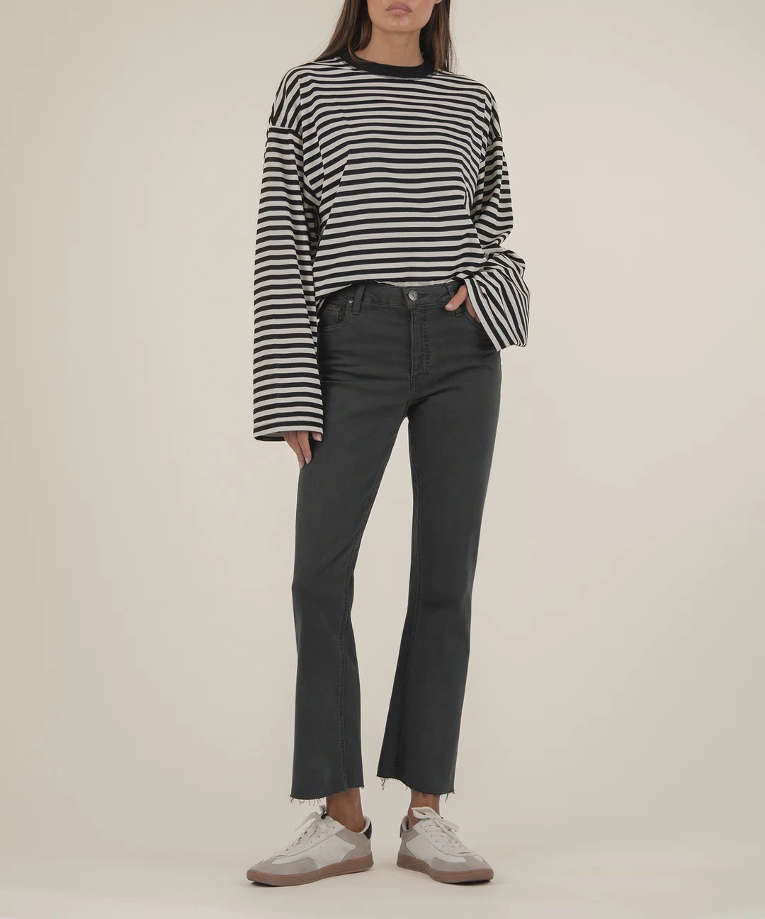 Kelsey Fab Ab - Pewter OEKOTEX Certified Fabric