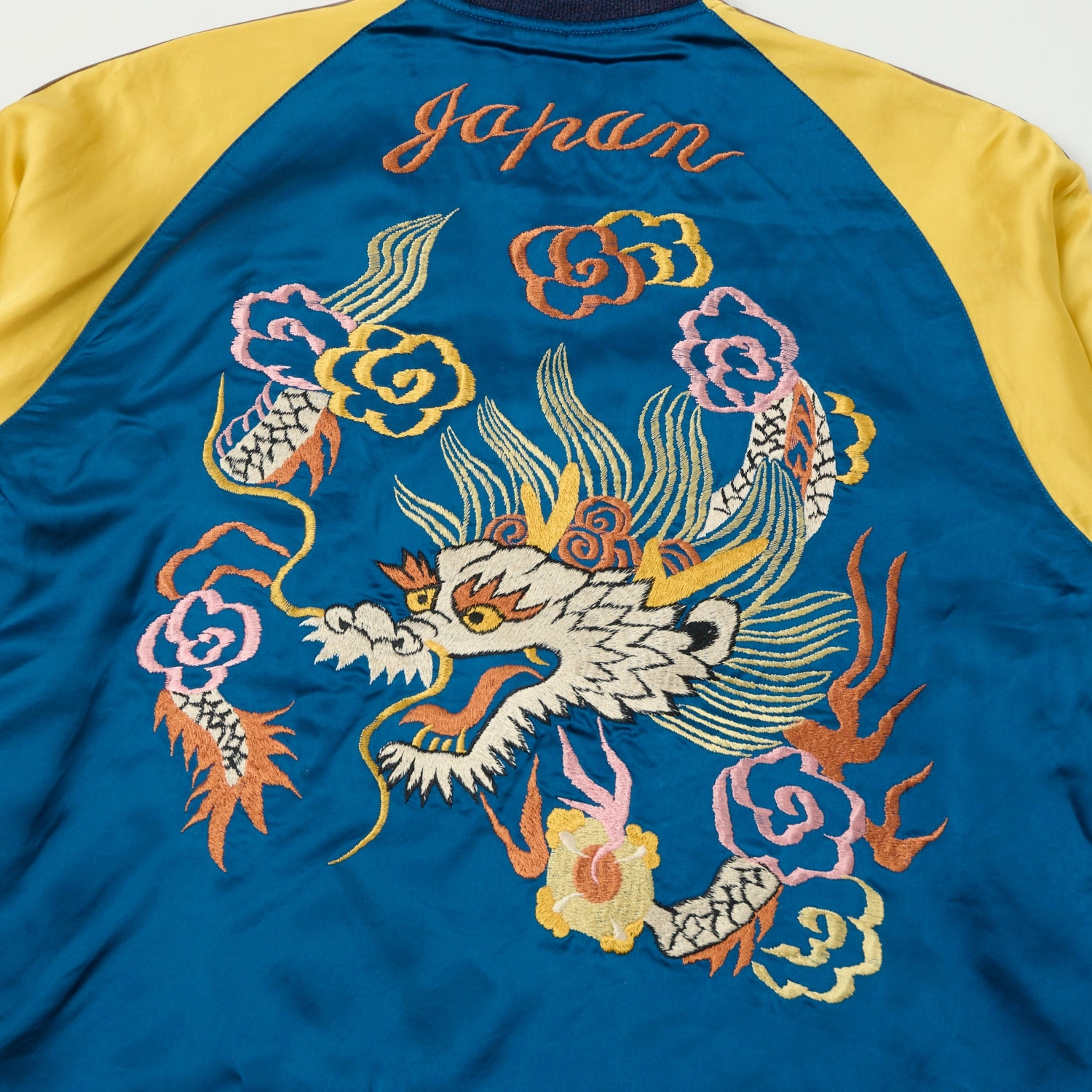 Soft Interior Coating Tailor Toyo x Kosho & Co. Special Edition Reversible 'Sukajan' Souvenir Jacket - Blue